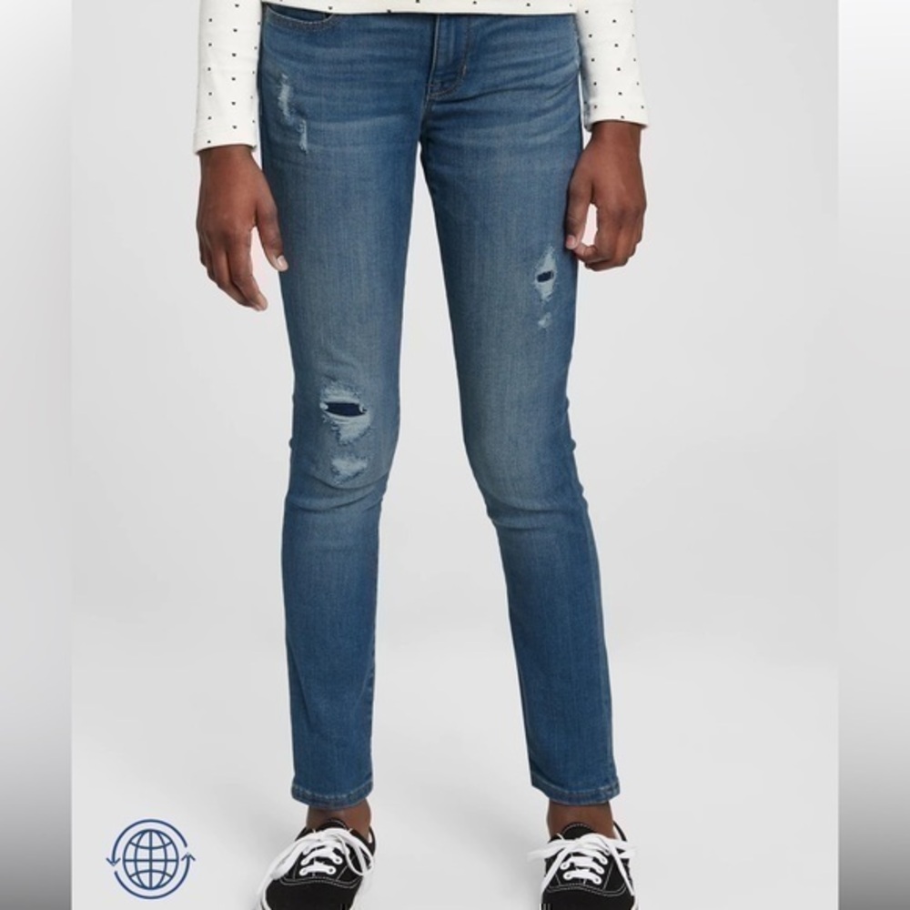 Gap Kids 1969 super skinny dark wash jeans size 10